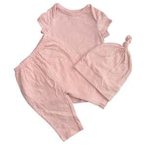 Old Navy Matching Outfit Baby Girl Pink 0-3 Months
